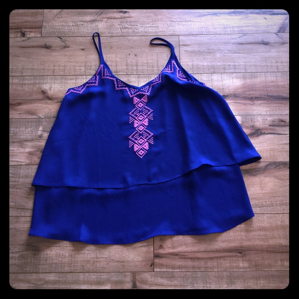 Tribal print top